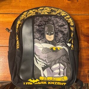 Batman Black and Yellow Dark Knight Backpack